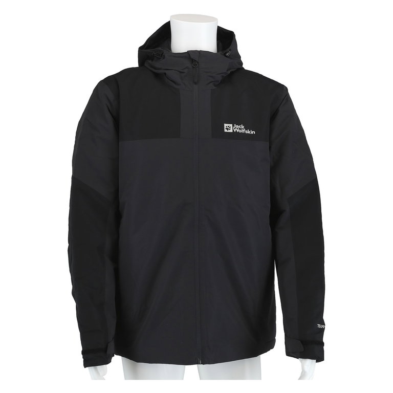 Jack Wolfskin Winterjacke Jasper (sehr wasser- und winddicht, atmungsaktiv) phantomgrau Herren