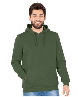 JAKO Freizeit Kapuzenpullover Hoodie Organic (Bio-Baumwolle) olivegrün Herren
