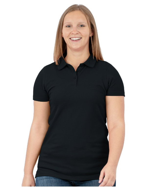 JAKO Sport Polo Organic Stretch (Organic Cotton) black Women