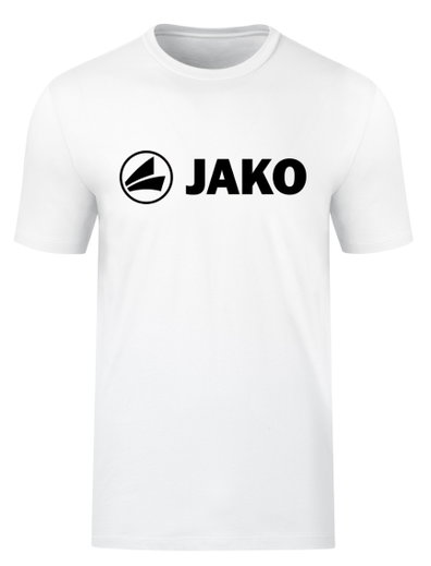 JAKO Freizeit-Tshirt Promo (Bio-Baumwolle) weiss Herren