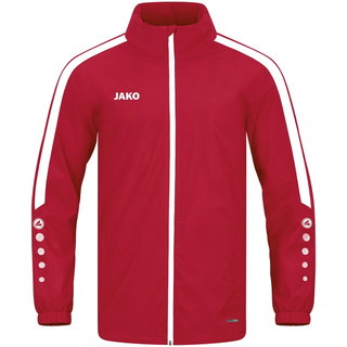 JAKO Allwetterjacke Power (100% Polyester, wind- und wasserabweisende Material) rot Herren