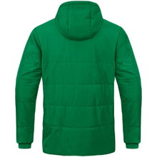 JAKO Coach Jacket Team with Hood (100% Polyester, water-repellent outer material) green Men