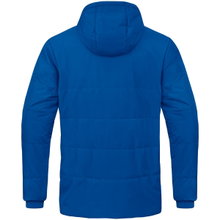 JAKO Coach Jacket Team with Hood (100% Polyester, water-repellent outer material) royal blue Men