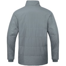 JAKO Coach Jacket Team (100% Polyester, water-repellent outer material) dark grey Men