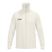 JAKO Kurtka treningowa Freizeit Tracksuit Wardrobe (z kołnierzem stojącym, poliester interlock) biała Mężczyźni