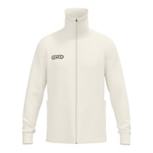 JAKO Freizeit-Trainingsjacke Tracksuit Wardrobe (mit Stehkragen, Polyester-Interlock) weiss Herren