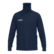 JAKO Freizeit-Trainingsjacke Tracksuit Wardrobe (mit Stehkragen, Polyester-Interlock) marineblau Herren