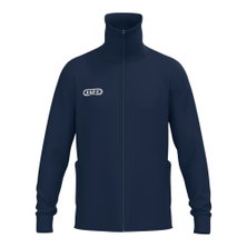 JAKO Freizeit-Trainingsjacke Tracksuit Wardrobe (mit Stehkragen, Polyester-Interlock) marineblau Herren