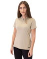 JAKO Freizeit-Polo Pro Casual (Polyester-Stretch-Jersey) beige Damen