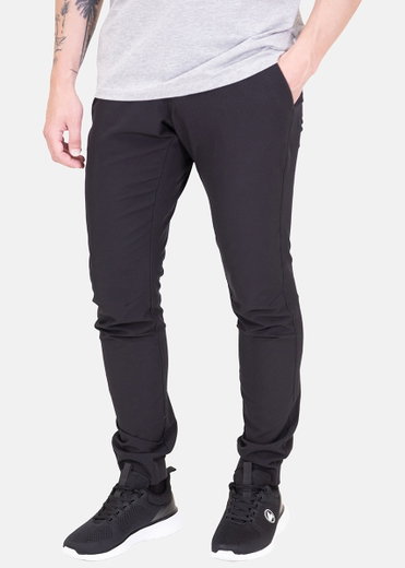JAKO Freizeithose Casual (elastisches Material) lang schwarz Herren