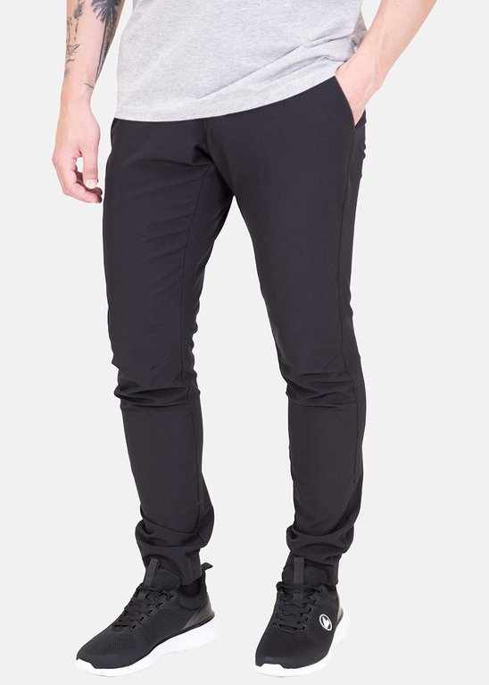JAKO Freizeithose Casual (elastisches Material) lang schwarz Herren