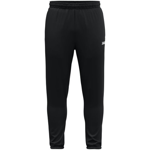 JAKO Sport-Freizeithose Dynamic (Seitentaschen mit Reißverschluss) lang schwarz Herren