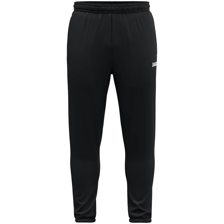 JAKO Sport-Freizeithose Dynamic (Seitentaschen mit Reißverschluss) lang schwarz Herren
