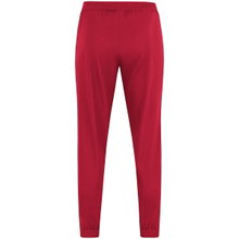 JAKO Sport and Leisure Trousers Power (Stretch-Micro-Twill) long red/white Women