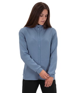 JAKO Freizeitjacke Pro Casual (elastisches Material, Seitentaschen) smokeblau Damen