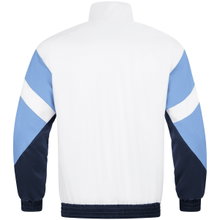 JAKO Freizeitjacke Retro (Stretch-Micro-Twill) schwarz/weiss/skyblau Herren