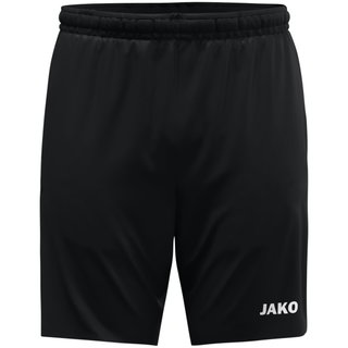 Spodenki sportowe JAKO Short Dynamic (z bocznymi kieszeniami na zamek) krótkie czarne męskie