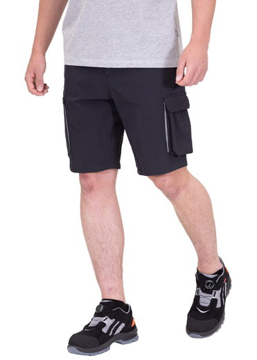 JAKO Funktionshose Work Short (strapazierfähig, elastisch) kurz schwarz Herren