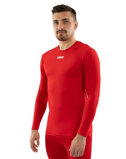 JAKO Funktionsunterwäsche Langarmshirt Function (maximale Bewegungsfreiheit) rot Herren