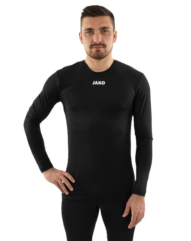 JAKO Funktionsunterwäsche Langarmshirt Function (maximale Bewegungsfreiheit) schwarz Herren