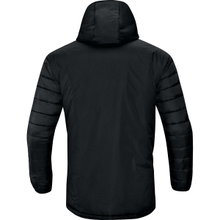 JAKO Hybrid Stadium Jacket Team (water-repellent, thermal insulation) with hood black Men