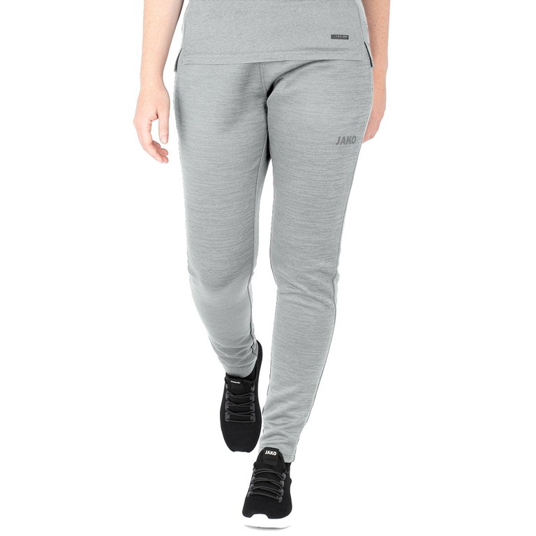 JAKO Jogginghose Challenge lang schwarz hellgraumeliert Damen