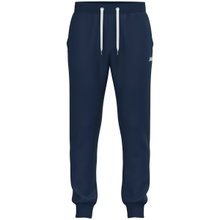 JAKO One Cotton Jogging Trousers with Cuffs (Mixed Fabric) Long Navy Blue Men's