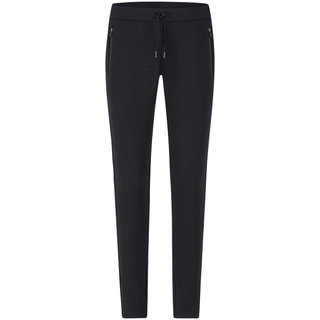 JAKO Jogginghose Pro Casual (elastisches Material, Seitentasche mit Reißverschluss) lang schwarz Damen