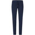 JAKO Jogginghose Pro Casual (elastisches Material, Seitentasche mit Reißverschluss) lang marineblau Damen