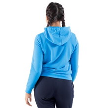 JAKO Freizeit-Kapuzenjacke Base (70% Baumwolle) hellblau Damen
