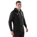 JAKO Leisure Hooded Jacket Base (70% Cotton) Black Men