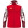 JAKO Kapuzenjacke Dynamic (Polyester-Interlock-Fleece, Seitentaschen mit Reißverschluss) rot/weiss/dunkelrot Kinder