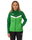 JAKO Iconic Hooded Jacket (Polyester Fleece, Side Pockets with Zip) green/dark green Ladies