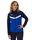 JAKO Kapuzenjacke Iconic (Polyester-Fleece, Seitentaschen mit Reißverschluss) royalblau/marineblau Damen