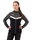 JAKO Iconic Hooded Jacket (Polyester Fleece, Side Pockets with Zip) black/anthracite grey Ladies