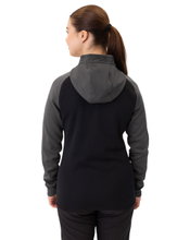 JAKO Iconic Hooded Jacket (Polyester Fleece, Side Pockets with Zip) black/anthracite grey Ladies