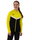 JAKO Iconic Hooded Jacket (Polyester Fleece, Side Pockets with Zipper) black/yellow Ladies