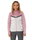 JAKO Iconic Hooded Jacket (Polyester Fleece, Side Pockets with Zipper) Light Grey/Pink/Charcoal Grey Ladies