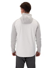 JAKO Iconic Hooded Jacket (Polyester Fleece, Side Pockets with Zip) white/light grey/charcoal grey Men's