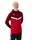 JAKO Kapuzenjacke Iconic (Polyester-Fleece, Seitentaschen mit Reißverschluss) rot/weinrot Herren