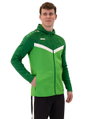 JAKO Kapuzenjacke Iconic (Polyester-Fleece, Seitentaschen mit Reißverschluss) grün/dunkelgrün Herren