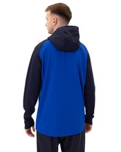 JAKO Iconic Hooded Jacket (Polyester Fleece, Side Pockets with Zip) royal blue/navy blue Men's