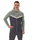 JAKO Kapuzenjacke Iconic (Polyester-Fleece, Seitentaschen mit Reißverschluss) anthrazitgrau/mintgrün Herren