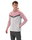 JAKO Kapuzenjacke Iconic (Polyester-Fleece, Seitentaschen mit Reißverschluss) hellgrau/pink/anthrazitgrau Herren