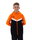 JAKO Hooded Jacket Iconic (Polyester Fleece, Side Pockets with Zip) black/neon orange Children