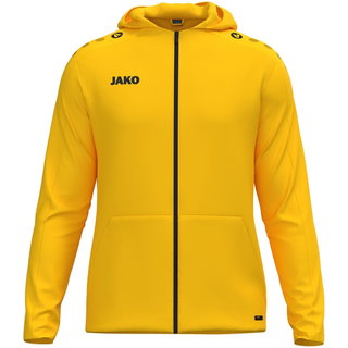 JAKO Kapuzenjacke One (Innenseite aus Micro-Fleece,) gelb Damen