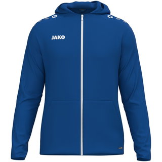 JAKO Kapuzenjacke One (Innenseite aus Micro-Fleece,) royalblau Damen
