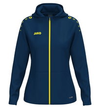 JAKO Kapuzenjacke One (Innenseite aus Micro-Fleece,) navyblau Damen