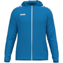 JAKO Hooded Jacket One (Inner side made of micro-fleece, 100% recycled polyester) blue children