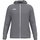 JAKO Kapuzenjacke One (Innenseite aus Micro-Fleece, 100% rec. Polyester) grau Kinder